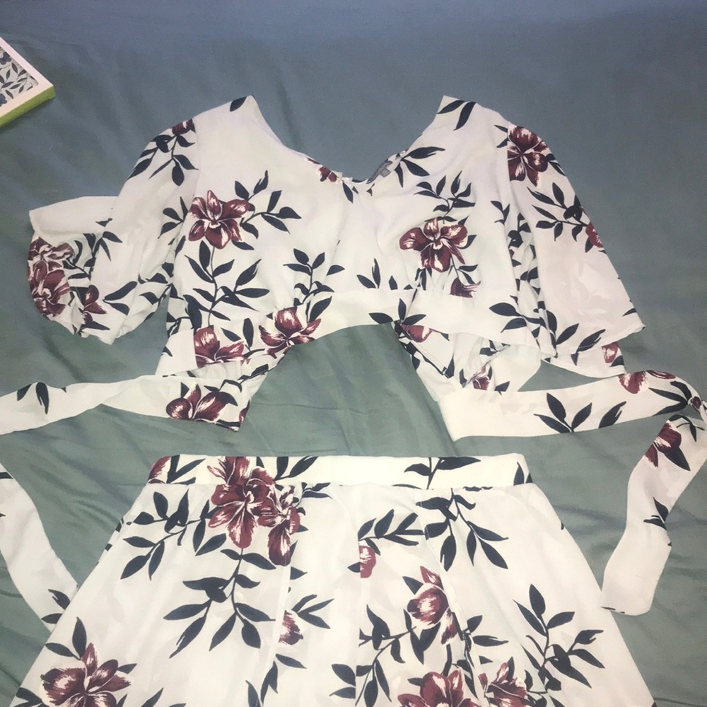 Charlotte Russe floral two piece